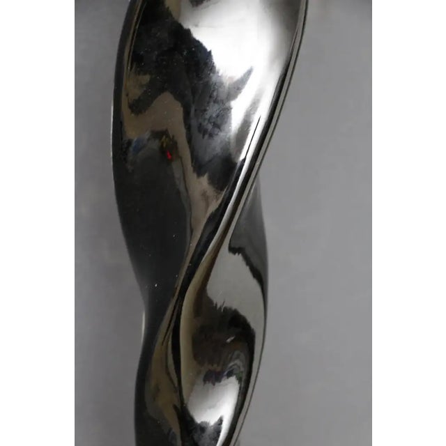 Metal Gold and Black Murano Glass Sconces in the style of Barovier, 1990, Set of 2 For Sale - Image 7 of 17