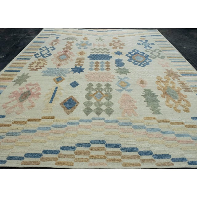 Turkish Kilim Oriental Handmade Flatweave 10'8" x 13'7" #18612 Explore a curated collection of hallway runners, wool rugs,...