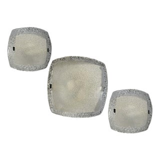 Vintage Murano Ceiling Lights, 1990s, Set of 3 For Sale