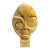 Carved Abstract Tribal Head Chainsaw Art Sculpture For Sale