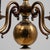 20th Century Belgian Colonial Revival Brass Three-Arm Chandelier For Sale - Image 10 of 18
