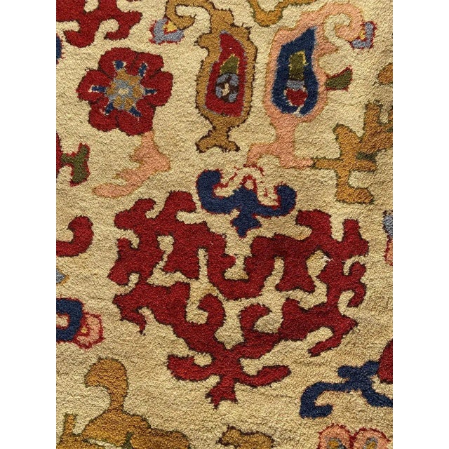 Antique French Janus Rug For Sale - Image 10 of 13