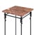 Metal Vintage French Side Table, Iron and Marble For Sale - Image 7 of 9