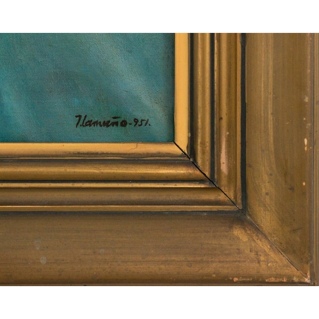 José Lamuño, Rosario of Montjuich, Oil on Canvas, Framed For Sale - Image 6 of 8