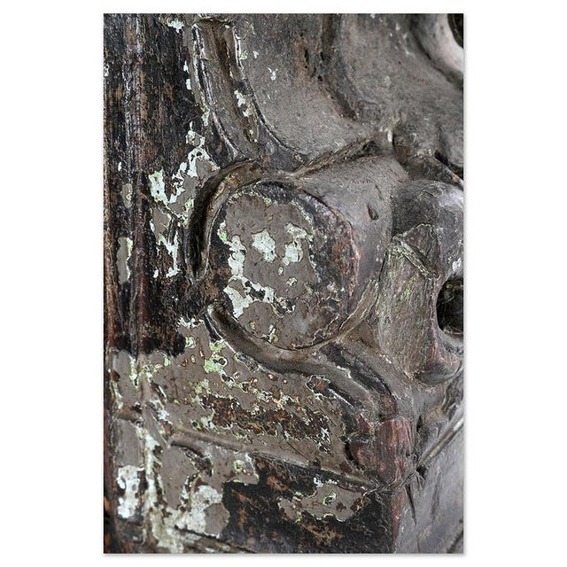 Brown 19th Century Indian Architecture Element For Sale - Image 8 of 9