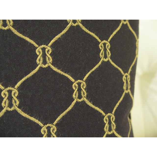 Black Gold Print Decorative Pillows A Pair Chairish