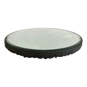 Vintage Beveled Mirror Plateau