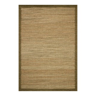 Amber Lewis x Loloi Lilah Natural / Olive 18" x 18" Sample For Sale