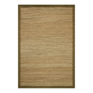 Amber Lewis x Loloi Lilah Natural / Olive 18" x 18" Sample