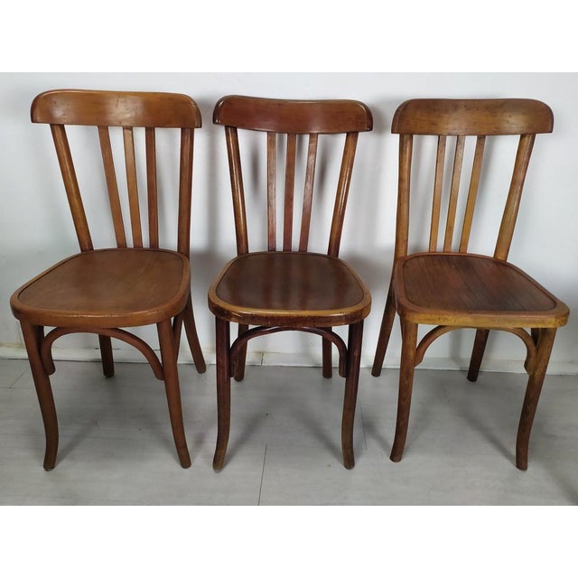 Bistrot Chairs from Baumann, 1890s, Set of 6 For Sale - Image 3 of 18
