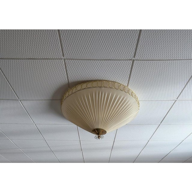 1950s Vintage Finnish Flush Mount by Paavo Tynell, 1950s For Sale - Image 5 of 18