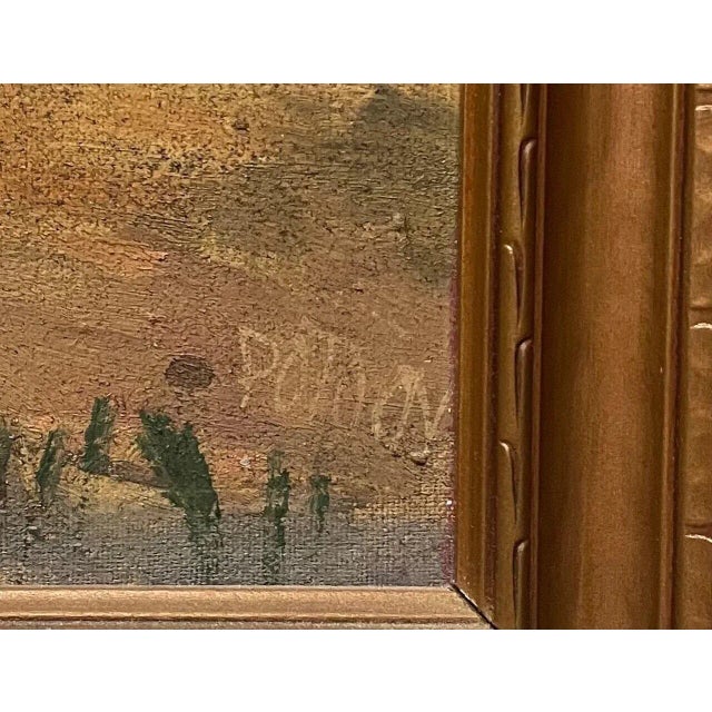 Original C1950s Vladimir Potocnjak 'croatia Village Landscape' Painting - Listed For Sale - Image 4 of 11