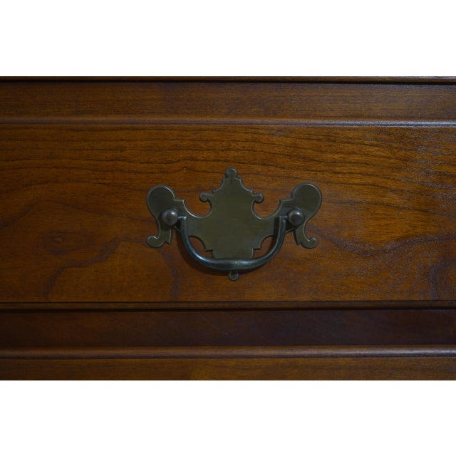 Dr Dimes Cherry Flat Top 2 Piece Highboy For Sale - Image 10 of 17