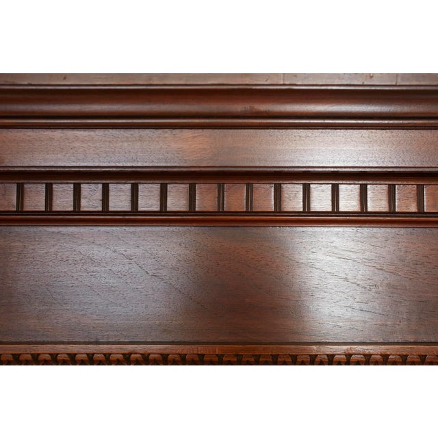 19th Century French Chaleyssin Freres Hand Carved Walnut Cabinet For Sale - Image 9 of 13