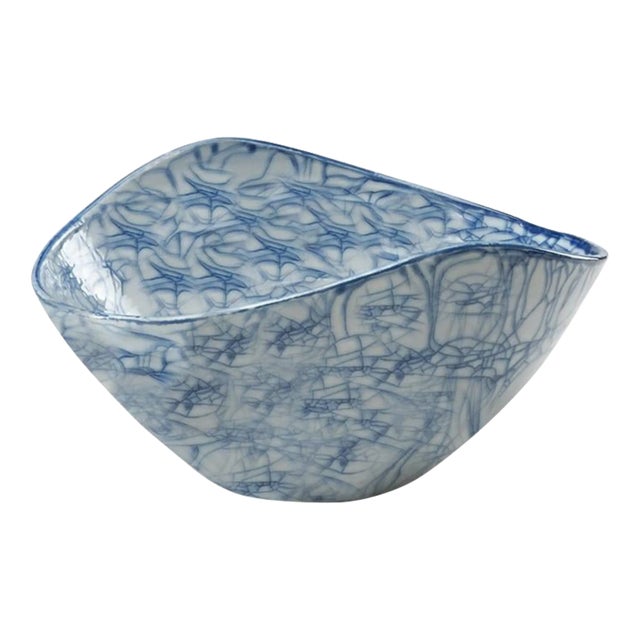 Blue Oval Centerpiece For Sale