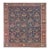 Early 20th Century Navy Oversize Square Persian Mahal Traditional Wool Oriental Rug - 17'8" x 19'1" For Sale