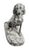 Vintage Weathered Cast Iron Seated Hound Dog Statue For Sale - Image 4 of 12