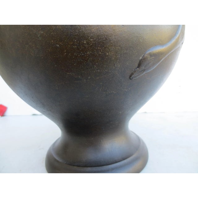 Antique Japanese Bronze Vase Meiji For Sale In New York - Image 6 of 10