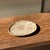 Small Oval Beige Petrified Wood Trinket Dish or Tray with Speckled Rings For Sale - Image 18 of 18