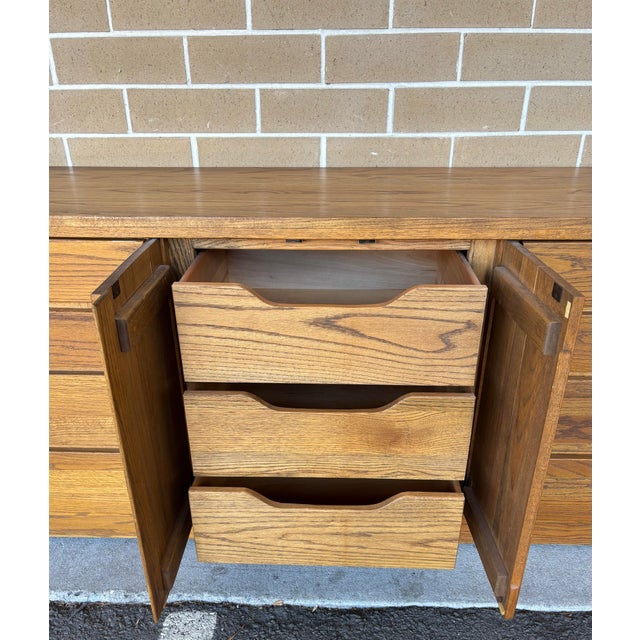 Mid-Century Modern Mid Century Modern BowTie Sideboard Credenza or Dresser by Russell Wright for Conant Ball For Sale - Image 3 of 12