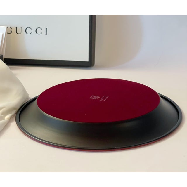 Gucci Red Tiger Tray For Sale - Image 9 of 11