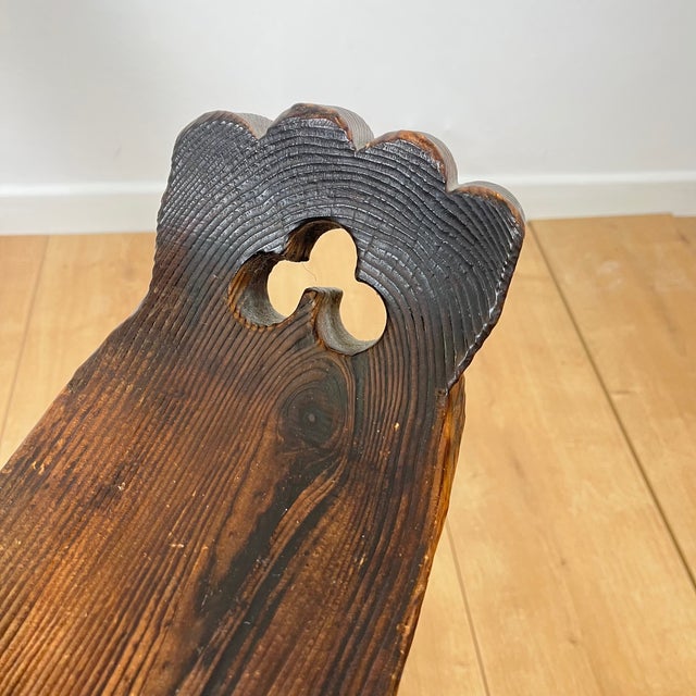 Vintage Brutalist Chairs in Wood, 1950s, Set of 2 For Sale - Image 12 of 17