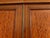 Antique English Edwardian Inlaid Mahogany Triple With Oval Mirrors Armoire For Sale - Image 4 of 7