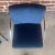 Metal Milo Baughman Thayer Coggin Chrome Dining Chairs Recovered in a Blue Sparkly Fabric. For Sale - Image 7 of 10