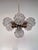White Vintage Glass and Chrome Pendant by Kamenicky Senov, Czechoslovakia, 1970s For Sale - Image 8 of 9