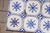Antique 1920s Portuguese Ceramic Tiles With Stylized Art Deco Rosette Motif Set of 14 For Sale - Image 15 of 18