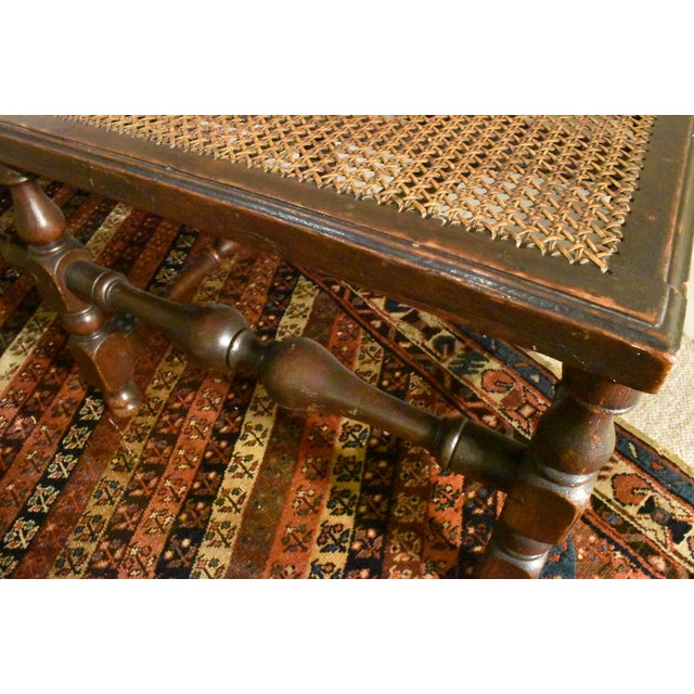 18th Century English Baroque Caned Seat Day Bed For Sale In Minneapolis - Image 6 of 8
