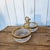 Vintage Crystal & Gold Ormolu Double Serving Dish / Compote For Sale - Image 9 of 9
