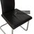 Black Leather and Chrome Dining Chairs, Set of 6 For Sale - Image 5 of 13
