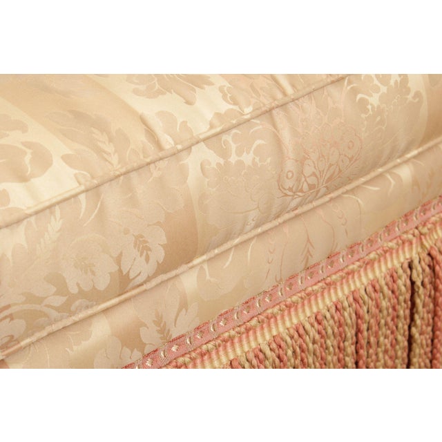 Textile Century Furniture Pair of Fringed Ottomans For Sale - Image 7 of 12