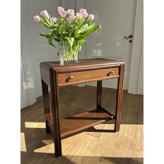 Dutch Art Deco Two-Tier Side Table, 1920s For Sale - Image 3 of 17