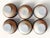 Mid-Century Modern Pyrite Stoneware Bowls by Pierre Digan, 1970s, Set of 6 For Sale - Image 3 of 6