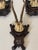 Rustic 3,Antique Black Forest Deer Antlers Trophies 1910 on Carved Mounts For Sale - Image 3 of 5