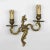 1920's French Rococo 18thc Louis XV Style Gilt Bronze Wall Sconces Signed by Atelier Petitot a - Pair For Sale - Image 11 of 13