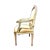 Lovely original pale blue painted surface and gilded details on this 18th Century Venetian accent chair. Sturdy and...