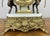Louis XV Brass Marble Garniture Set with Candelabras, Set of 3 For Sale - Image 4 of 18
