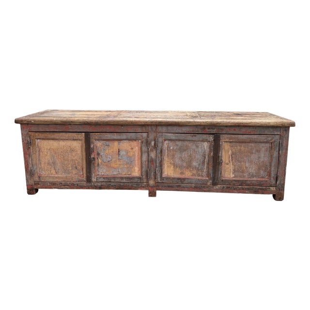 Large Early 20th Century Workshop Cabinet For Sale