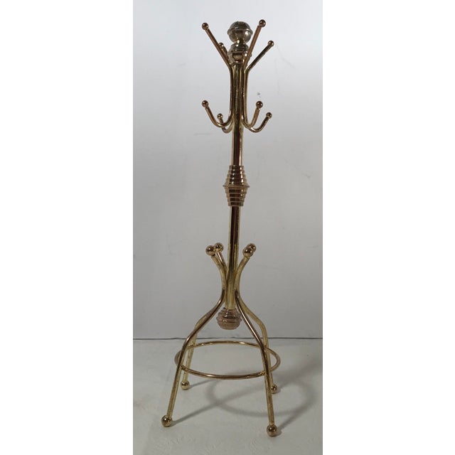 Vintage Brass Miniature Coat Rack Jewelry Holder Chairish