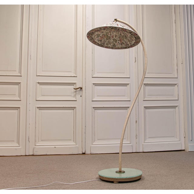 Arc Floor Lamp attributed to Iwo, Sweden, 1930s For Sale - Image 3 of 14