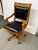 Traditional Ethan Allen Office Chair on Rollers For Sale - Image 3 of 12