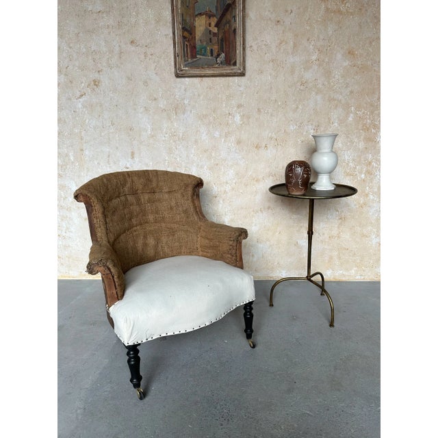 Spanish Large Spanish Iron Side Table on a Tripod Base For Sale - Image 3 of 12