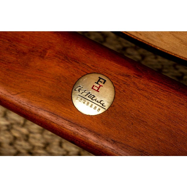 Danish Model FD 187 Chairs in Teak, Cane and Leather by Arne Vodder for France & Son, 1956, Set of 6 For Sale - Image 15 of 18