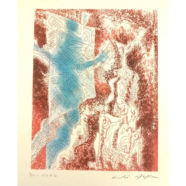 Artist: Andre Masson Country: France Title: La Dame au Labyrinthe – 42 Medium: Offset Marks: Fascimile Signature Paper...