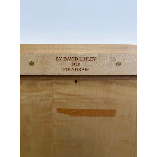 1980s Large Mirror by David Linley for PolyGram Records For Sale In Los Angeles - Image 6 of 12