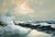 Mid 20th Century Impressionistic Seascape With Waves on Rocks For Sale - Image 5 of 7