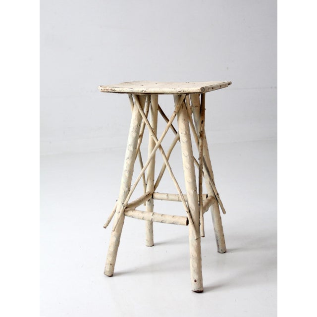 Antique Adirondack Twig Side Table For Sale - Image 14 of 17